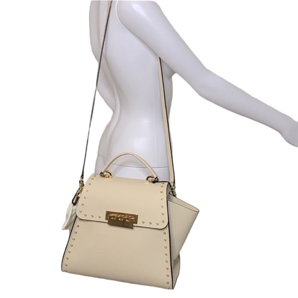 Zac Zac Posen Earth Pearls Top Handle Leather Bag - Picture 1 of 12